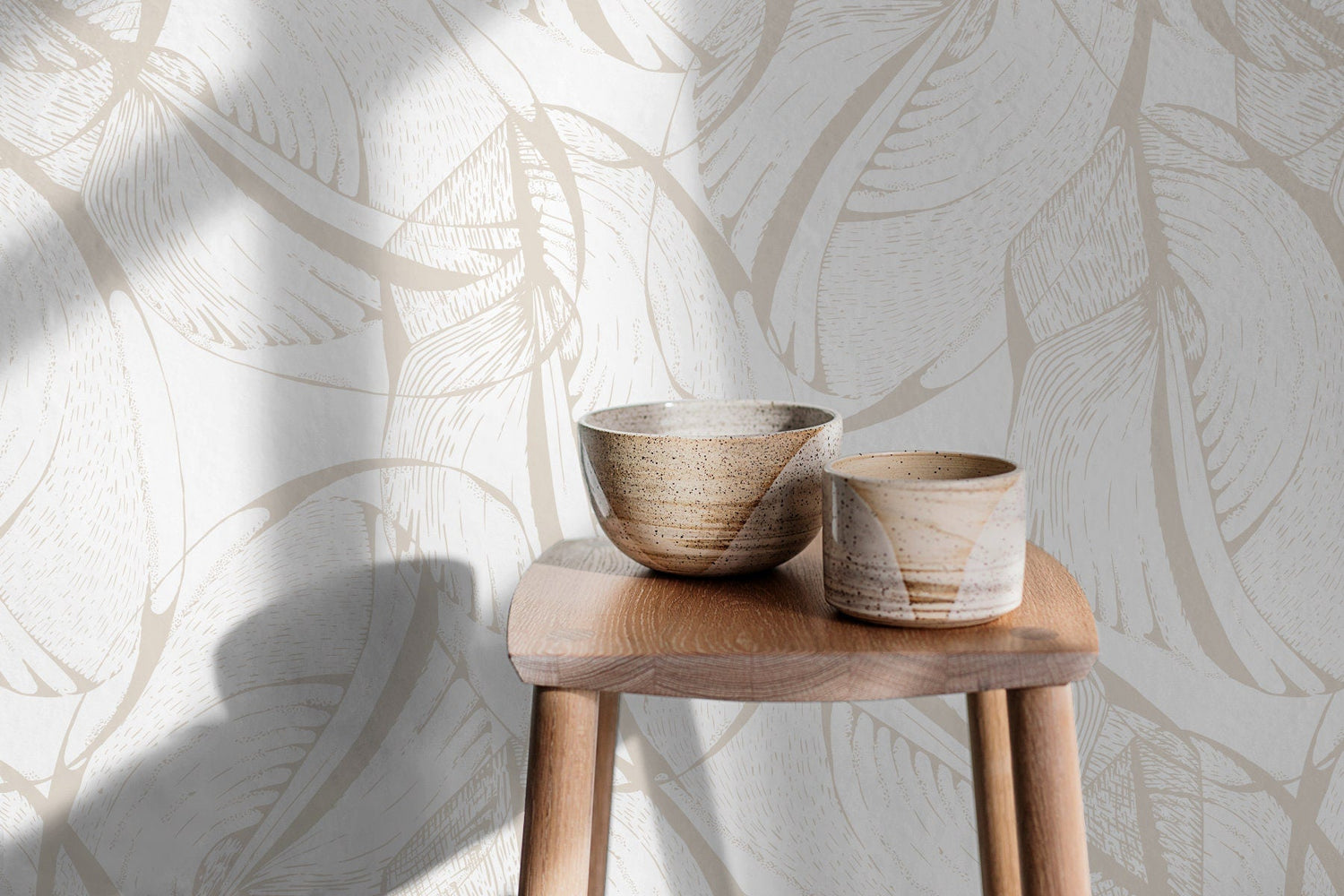 Abstract Organic Shapes Wallpaper - C178 - WallTrend