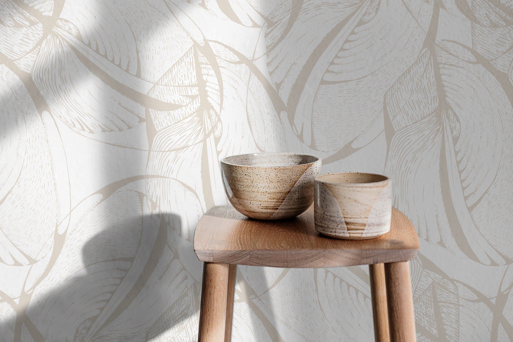 Abstract Organic Shapes Wallpaper - C178 - WallTrend