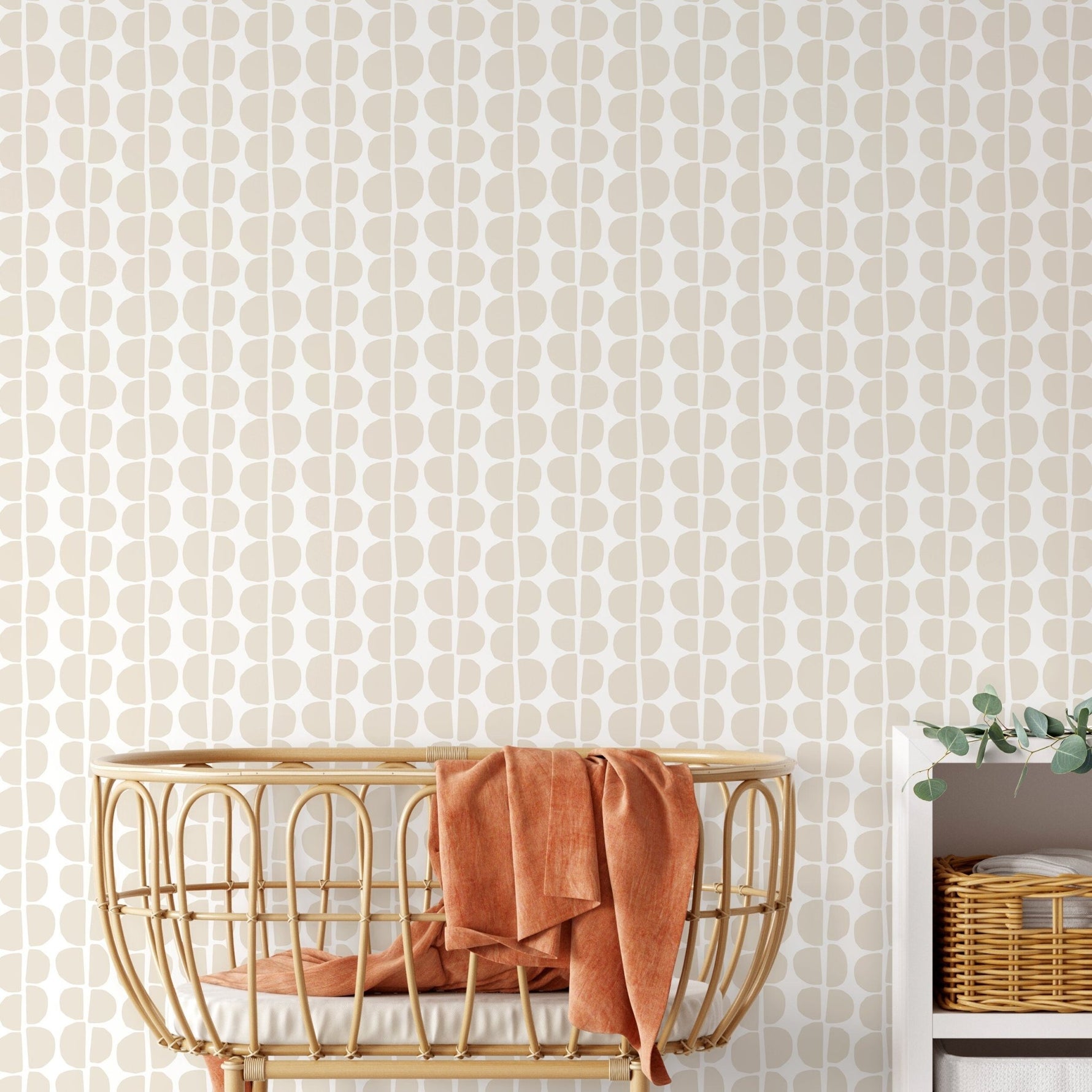 Abstract Organic Shapes Wallpaper - C221 - WallTrend