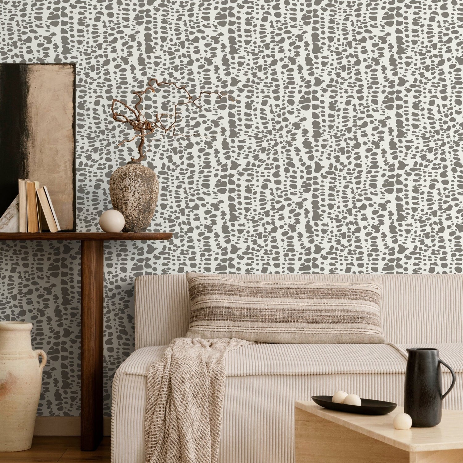 Abstract Organic Shapes Wallpaper - C572 - WallTrend