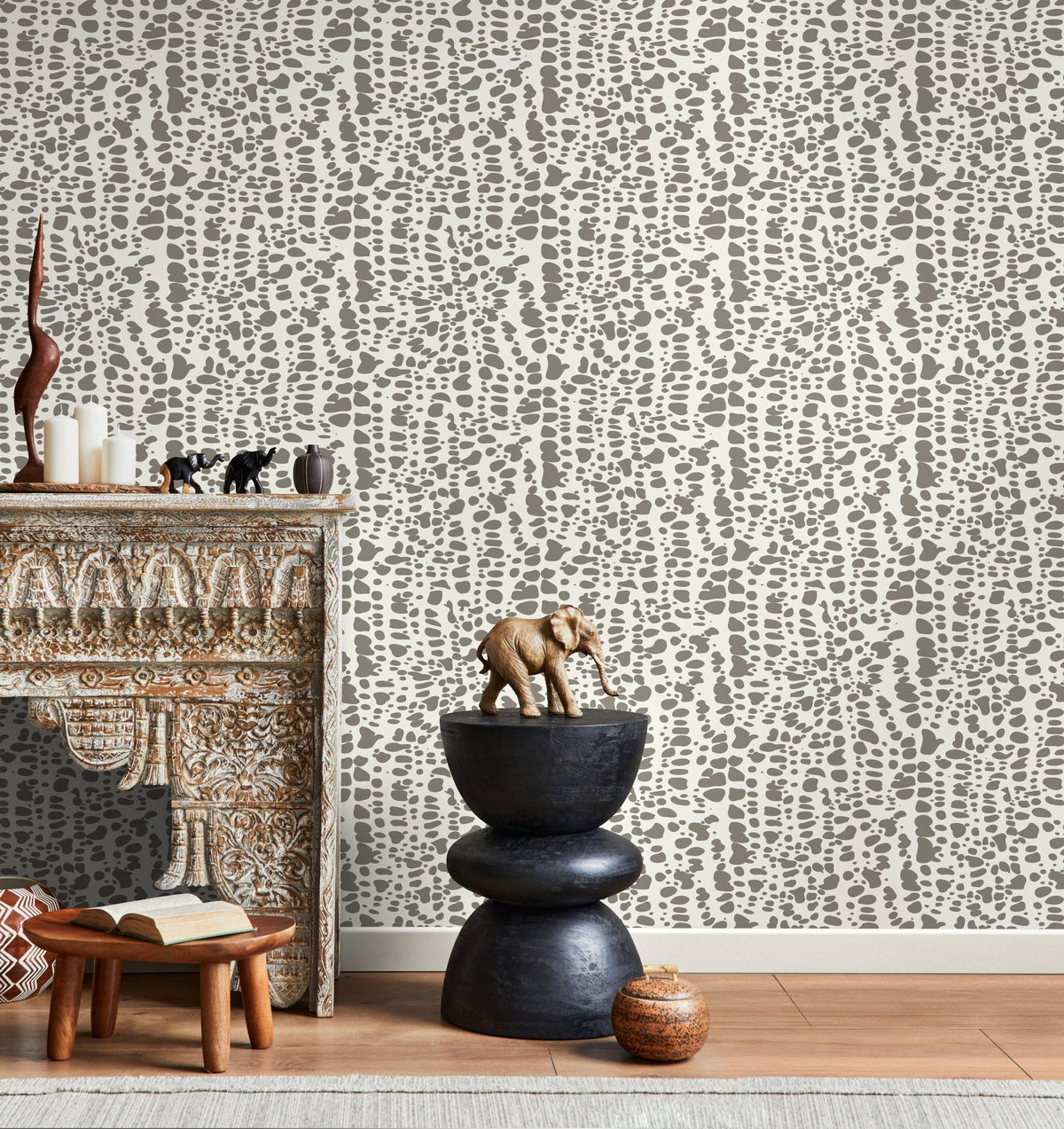 Abstract Organic Shapes Wallpaper - C572 - WallTrend