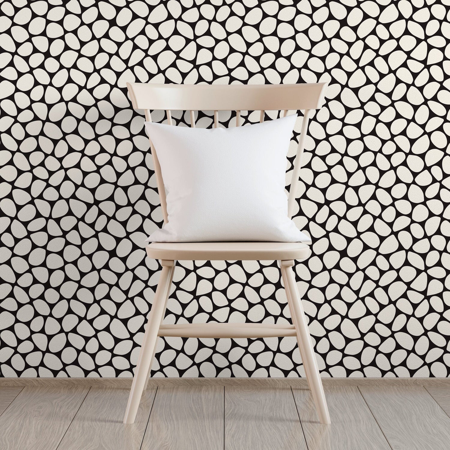 Abstract Pebble Pattern Wallpaper - C103 - WallTrend