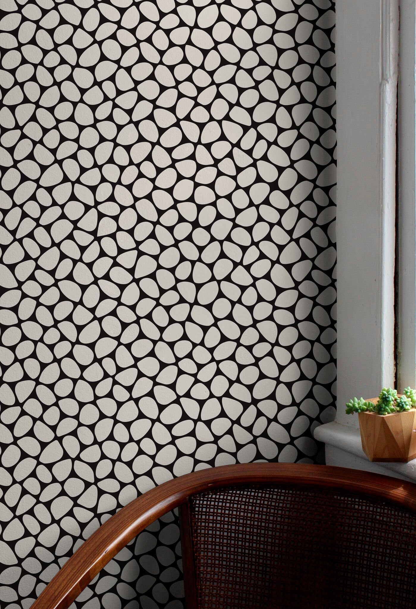 Abstract Pebble Pattern Wallpaper - C103 - WallTrend