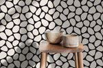 Abstract Pebble Pattern Wallpaper - C103 - WallTrend