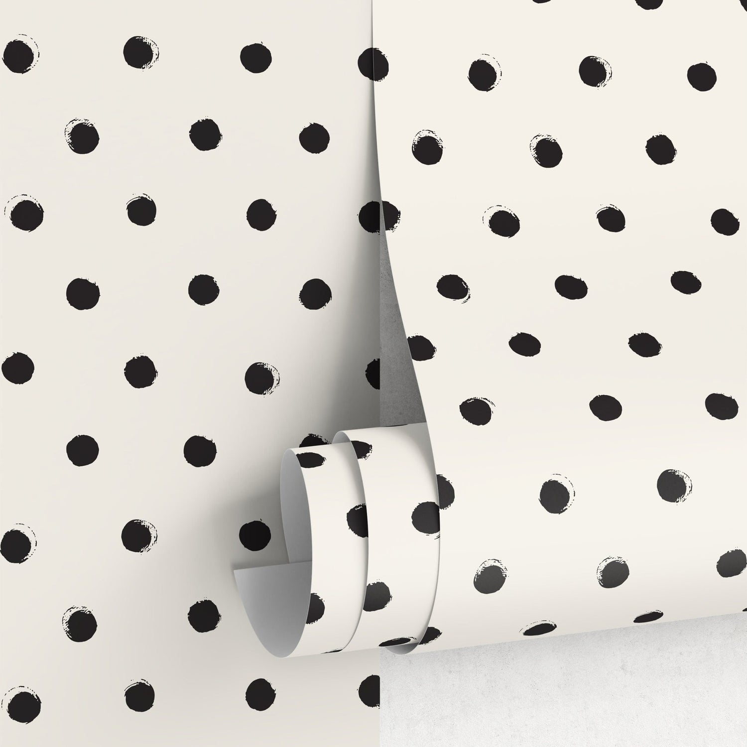 Abstract Polka Dot Wallpaper - A355 - WallTrend