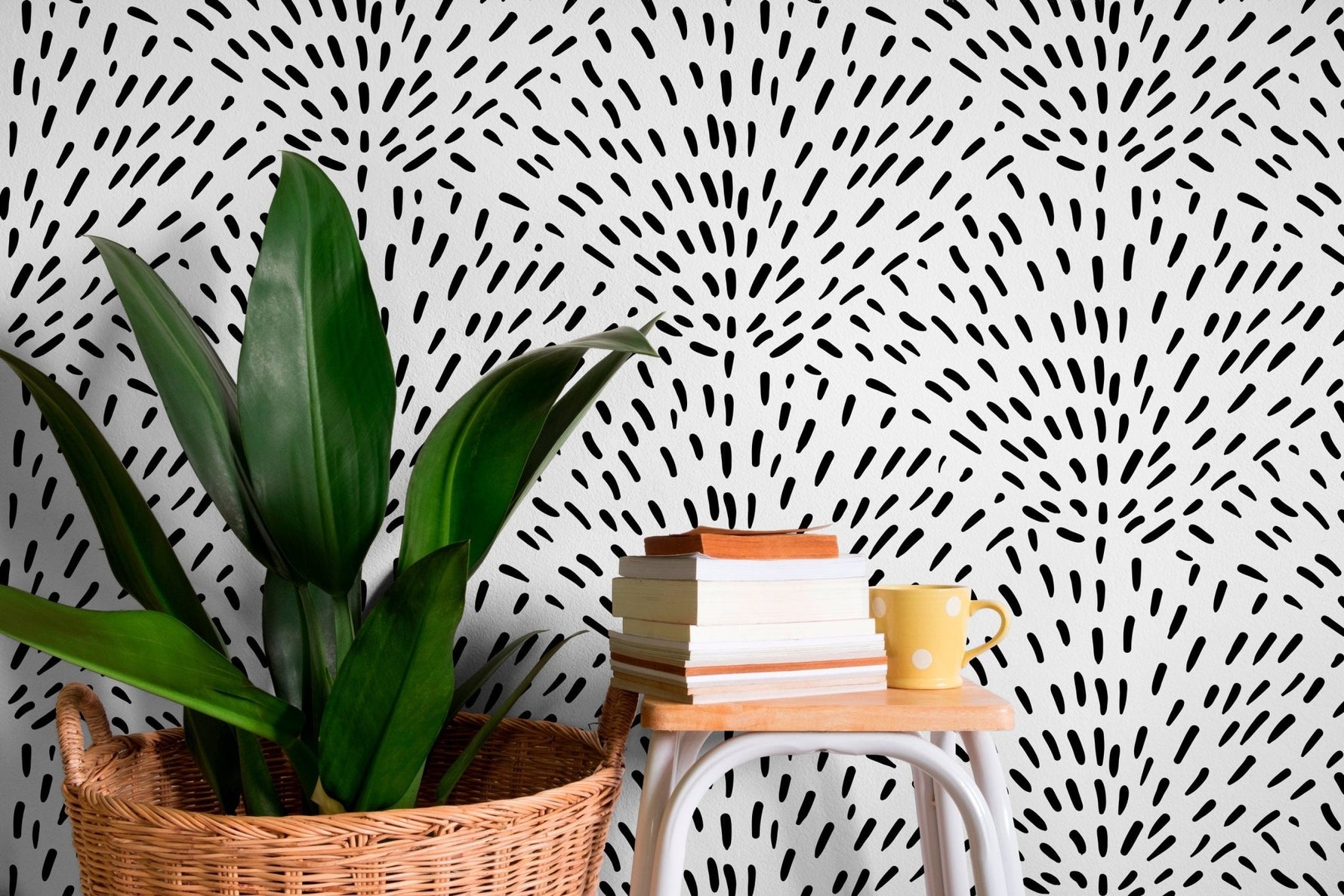 Abstract Radiating Lines Wallpaper - B940 - WallTrend