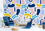 Abstract Shapes and Splashes Wallpaper - B567 - WallTrend