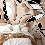 Abstract Shapes Harmony Wallpaper - D559 - WallTrend