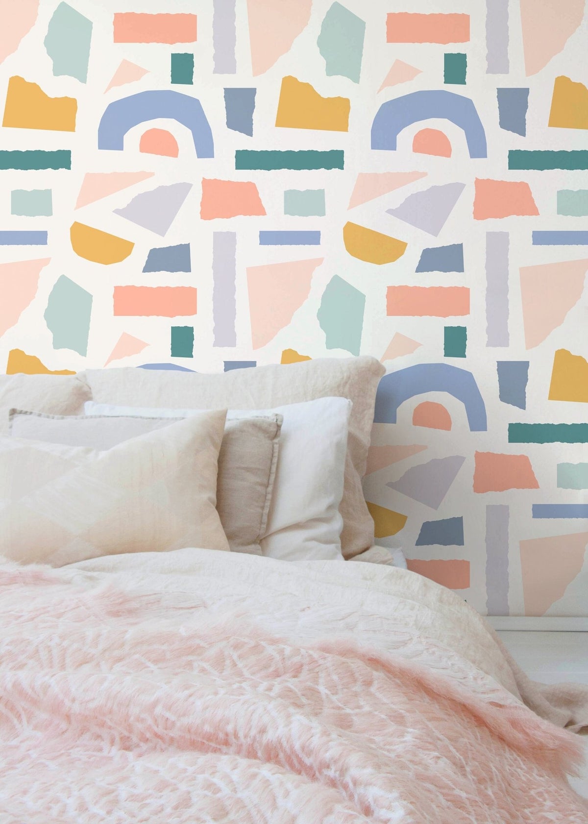 Abstract Shapes Wallpaper - B446 - WallTrend