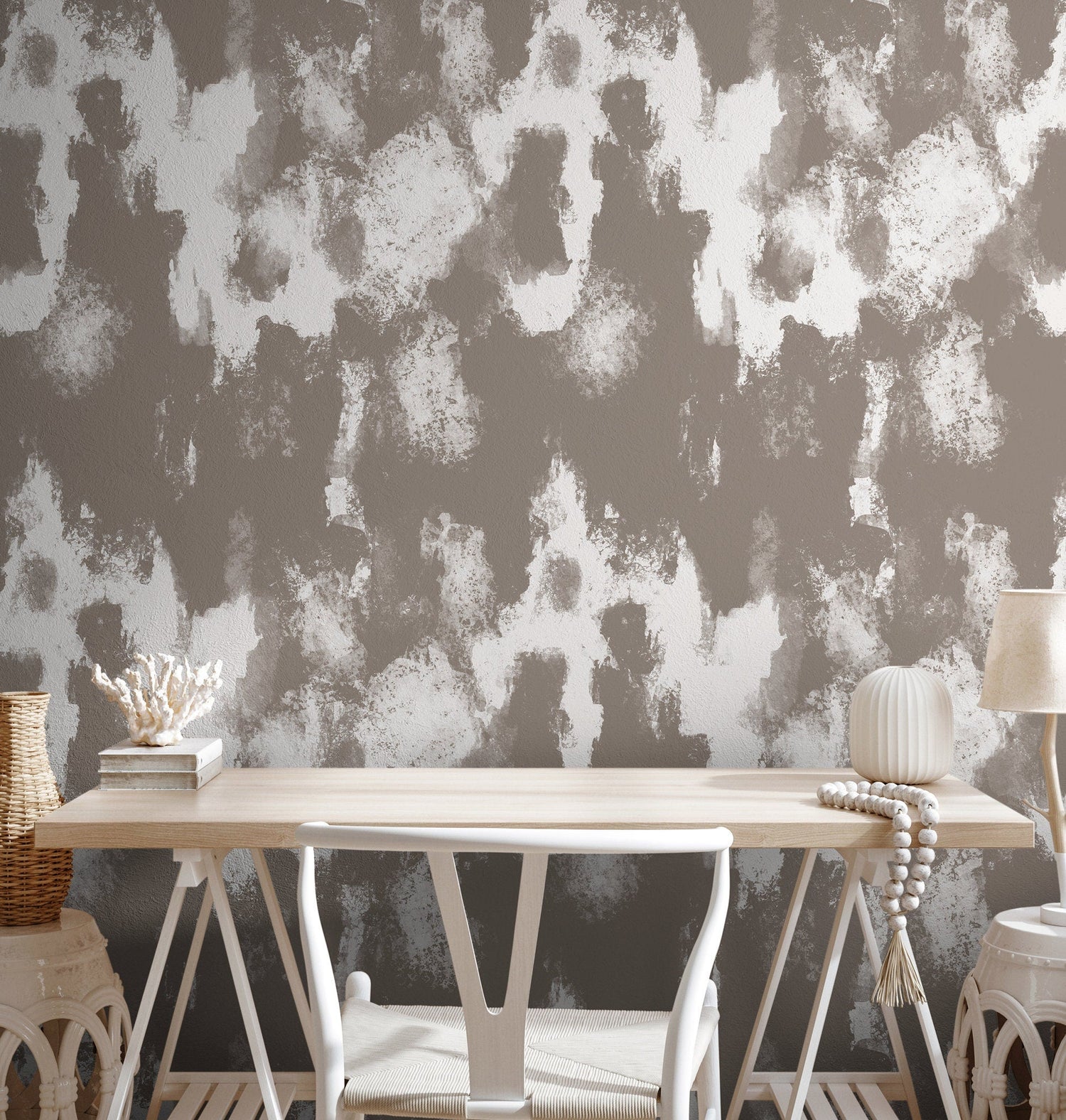 Abstract Smudged Textures Wallpaper - X115 - WallTrend