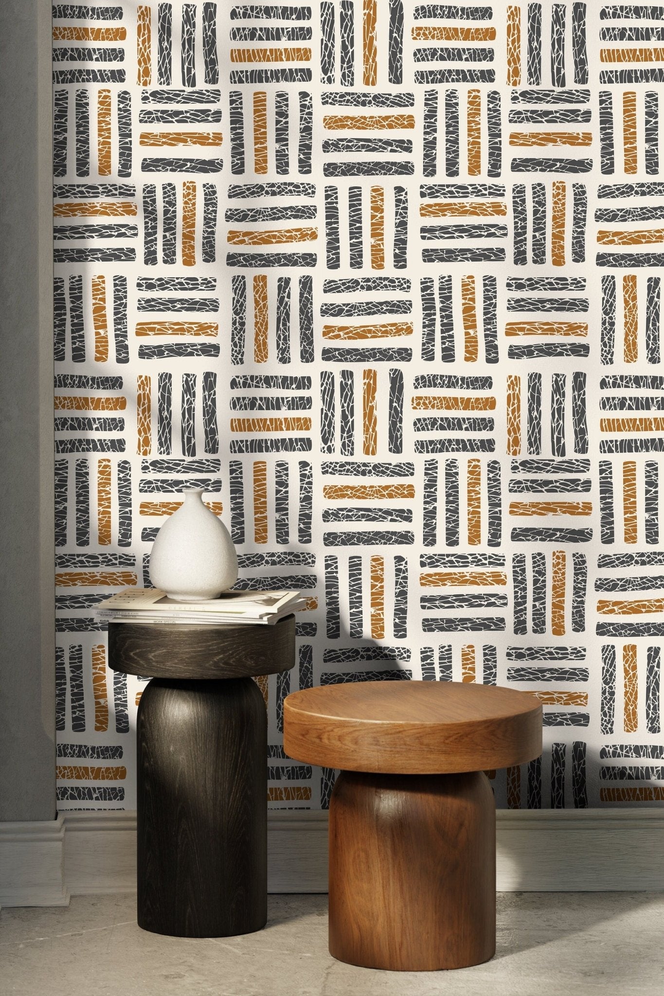 Abstract Stone Path Wallpaper - C471 - WallTrend