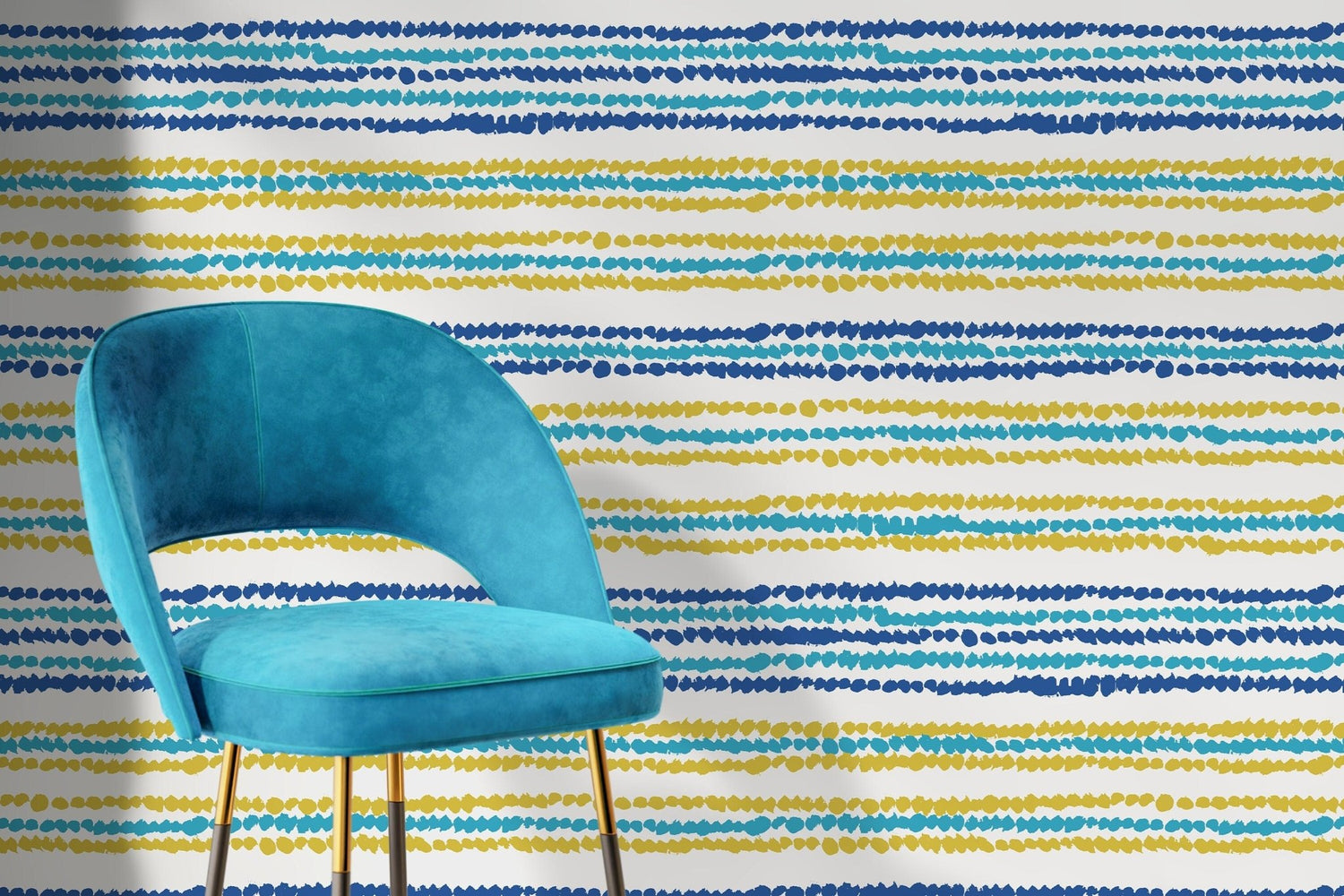 Abstract Striped Harmony Wallpaper - B346 - WallTrend