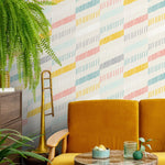 Abstract Strokes Wallpaper - B812 - WallTrend