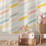 Abstract Strokes Wallpaper - B812 - WallTrend