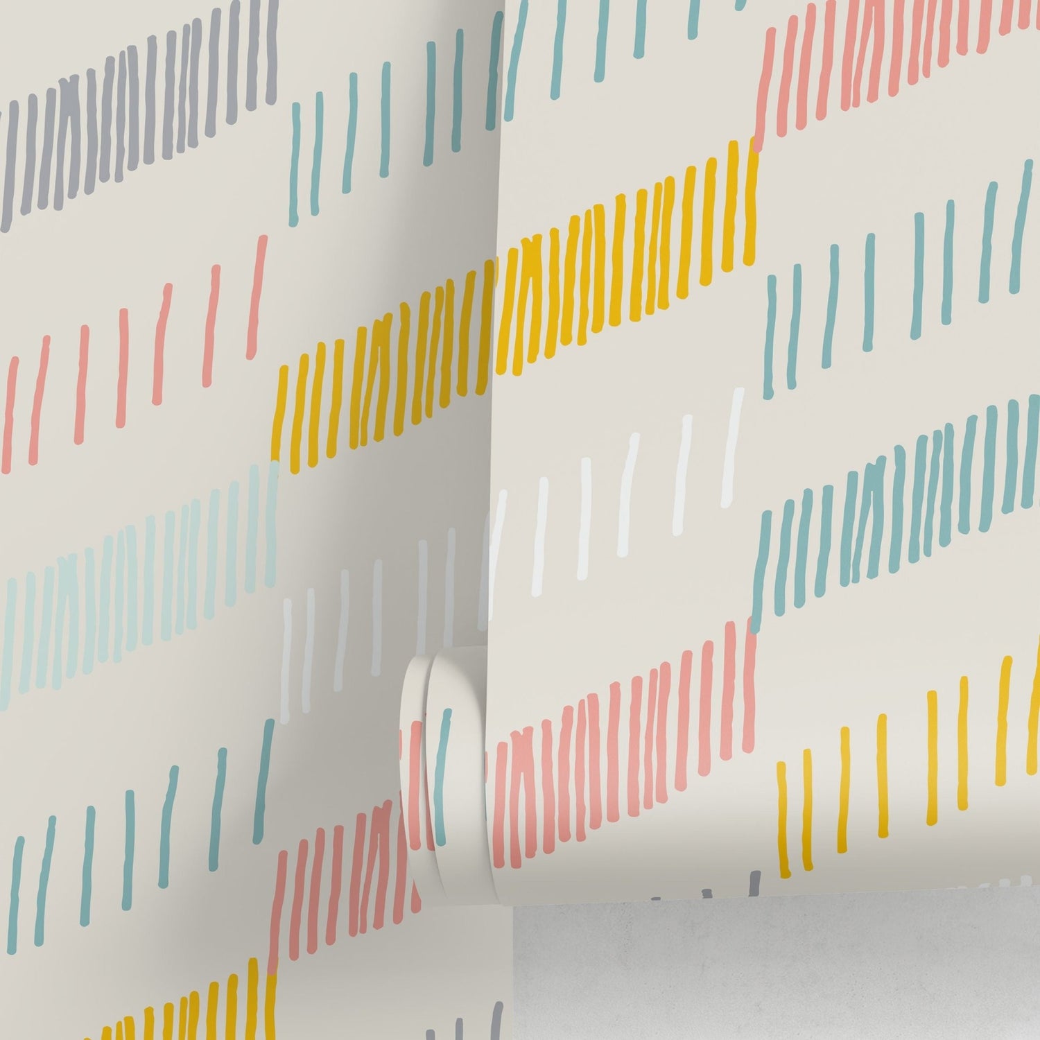 Abstract Strokes Wallpaper - B812 - WallTrend