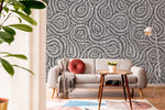 Abstract Swirling Dots Wallpaper - B875 - WallTrend