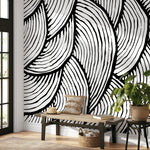 Abstract Swirls Wallpaper - A435 - WallTrend