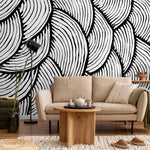 Abstract Swirls Wallpaper - A435 - WallTrend