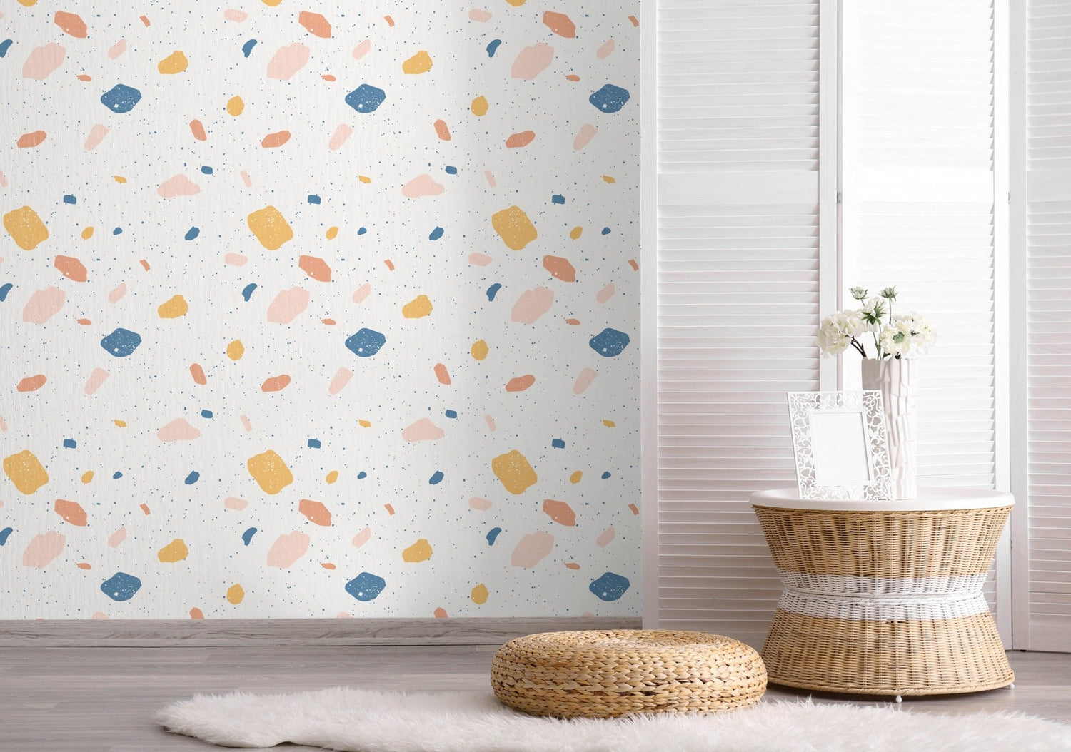 Abstract Terrazzo Wallpaper - B111 - WallTrend