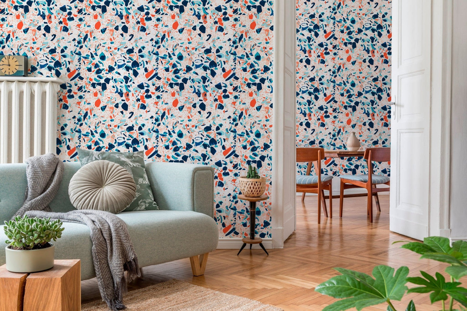 Abstract Terrazzo Wallpaper - B832 - WallTrend