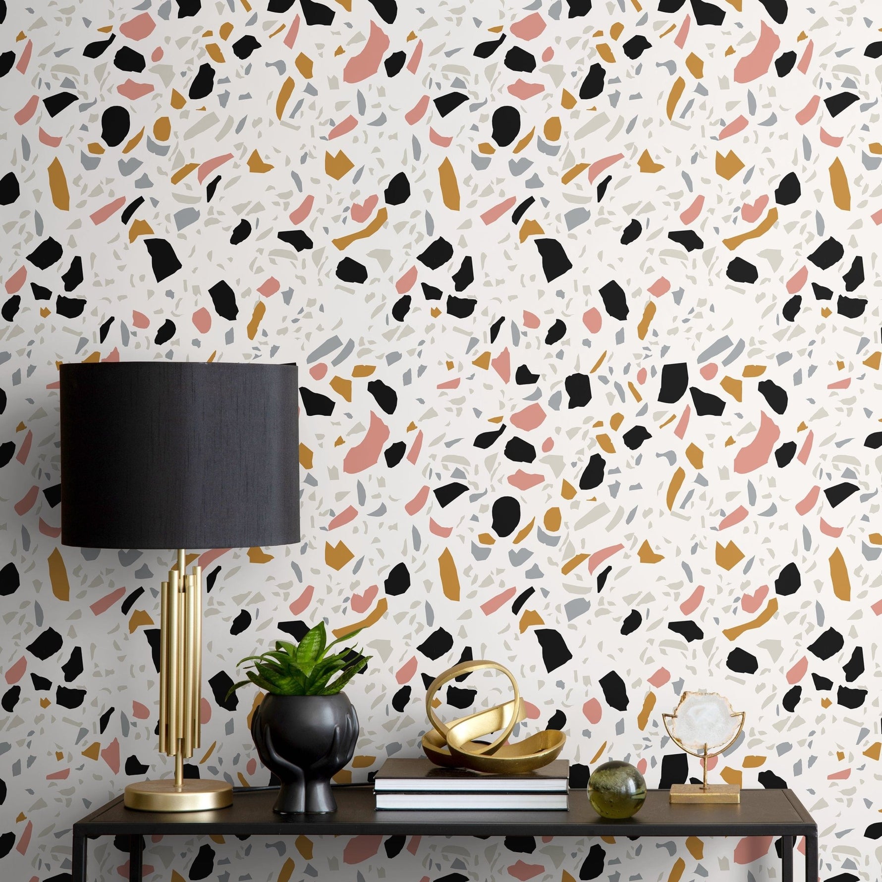 Abstract Terrazzo Wallpaper - B904 - WallTrend