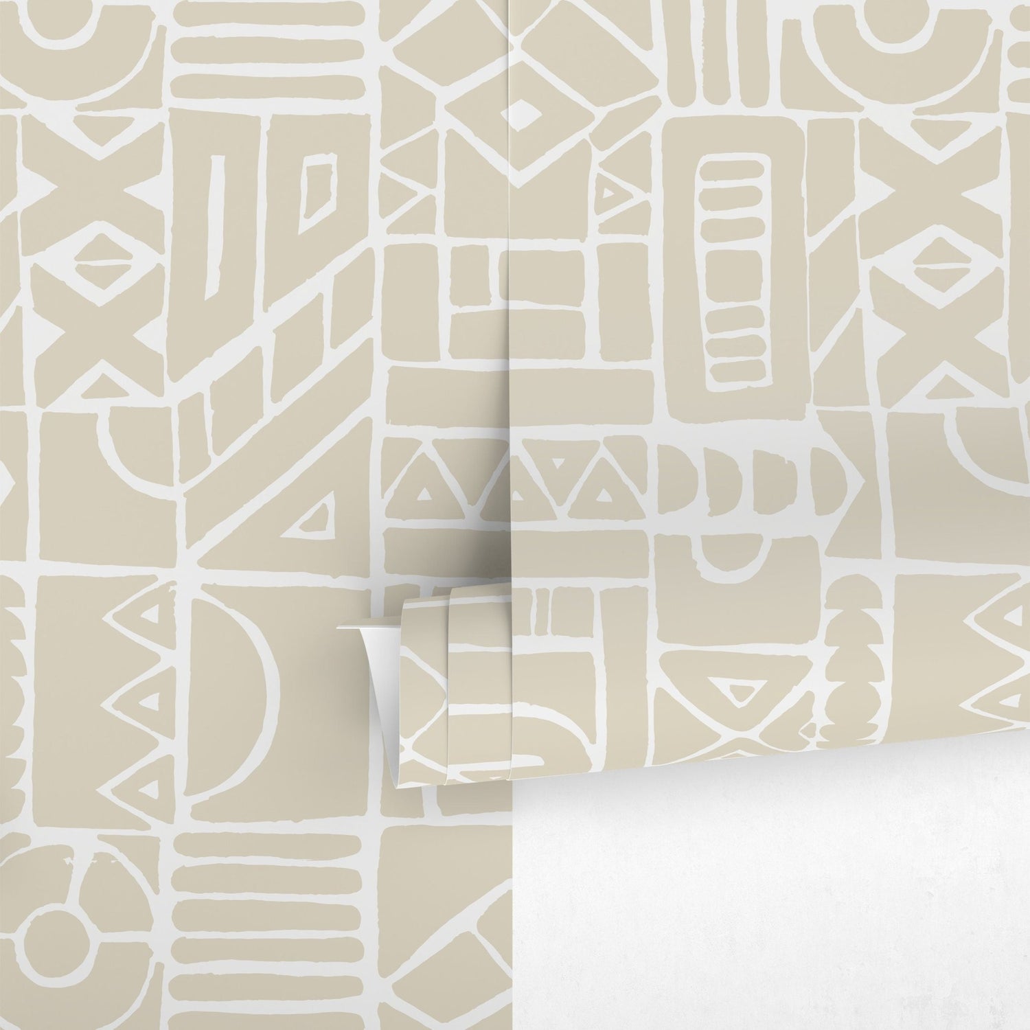 Abstract Tribal Pattern Wallpaper - C592 - WallTrend