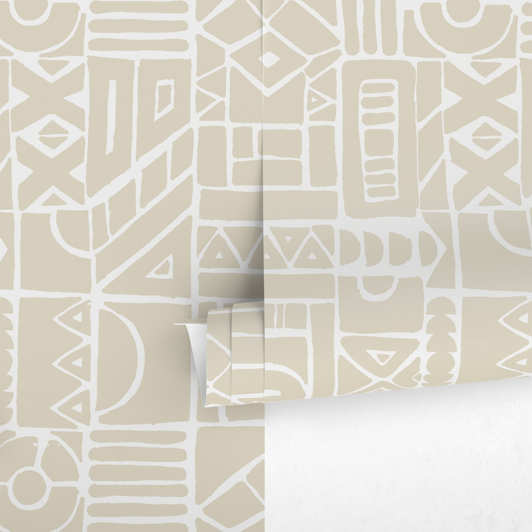 Abstract Tribal Pattern Wallpaper - C592 - WallTrend