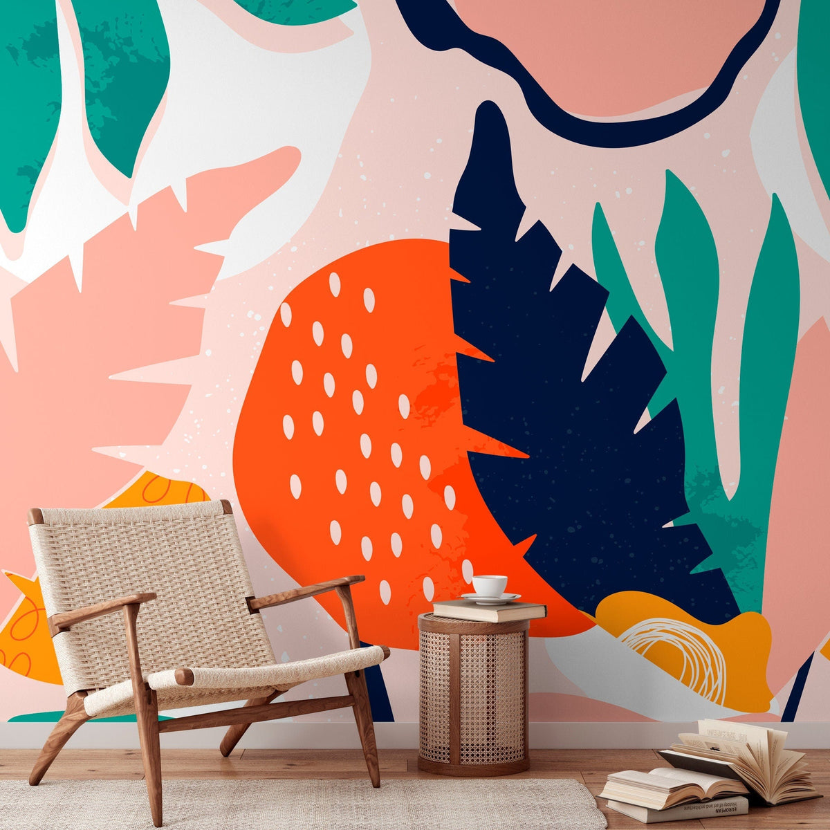 Abstract Tropical Bliss Wallpaper - B533 - WallTrend