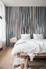 Abstract Vertical Stripes Wallpaper - X065 - WallTrend