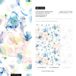 Abstract Watercolor Blossoms Wallpaper - B066 - WallTrend