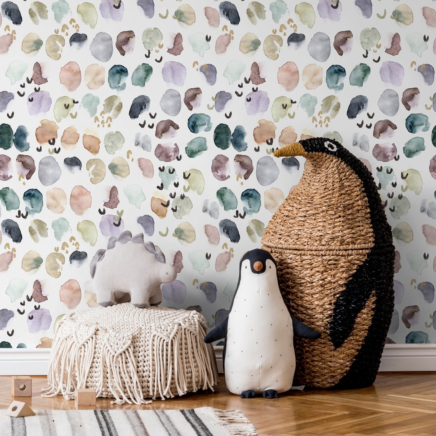 Abstract Watercolor Splash Wallpaper - A356 - WallTrend