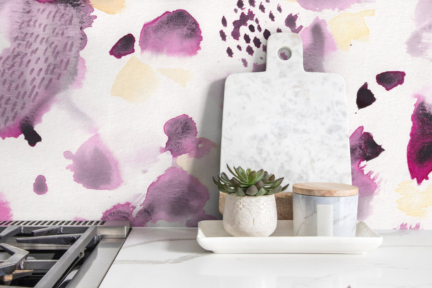 Abstract Watercolor Splash Wallpaper - C918 - WallTrend