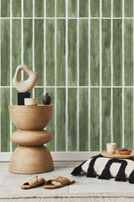 Abstract Watercolor Stripes Wallpaper - D325 - WallTrend