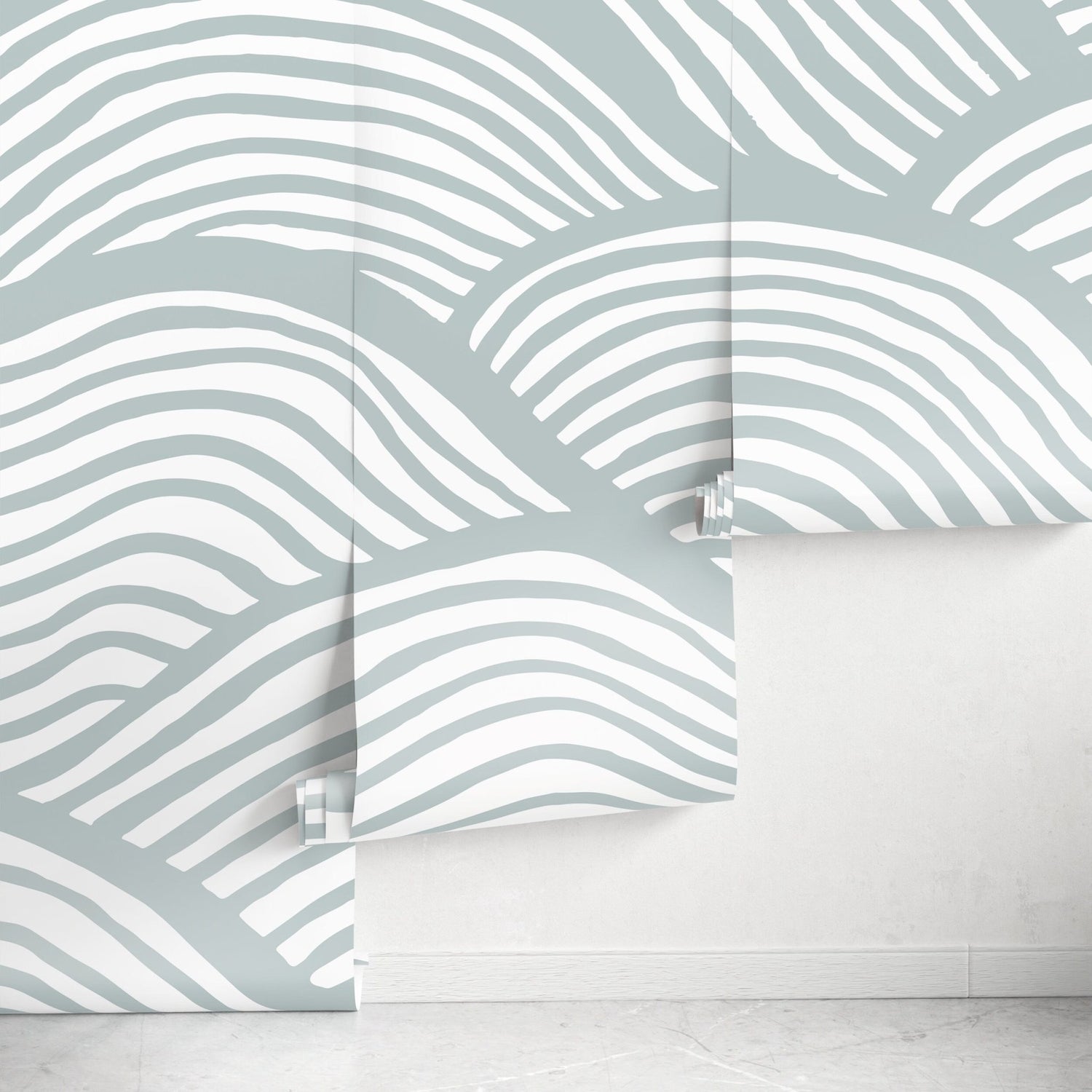 Abstract Waves Wallpaper - C599 - WallTrend