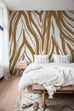 Abstract Zebra Stripes Wallpaper - C115 - WallTrend