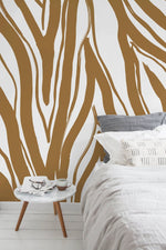 Abstract Zebra Stripes Wallpaper - C115 - WallTrend