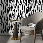 Abstract Zebra Stripes Wallpaper - D607 - WallTrend