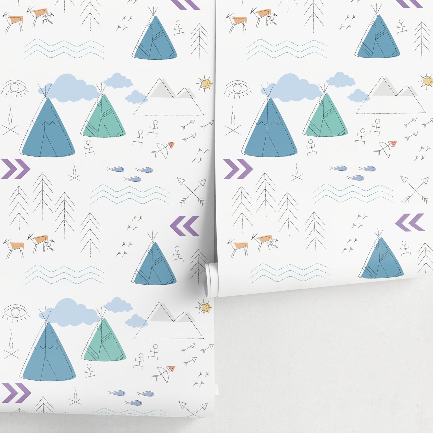 Adventurous Wilderness Wallpaper - A045 - WallTrend