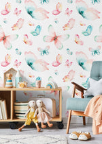 Aquarelle Butterfly Wallpaper - C726 - WallTrend