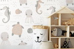 Aquatic Charm Wallpaper - D113 - WallTrend