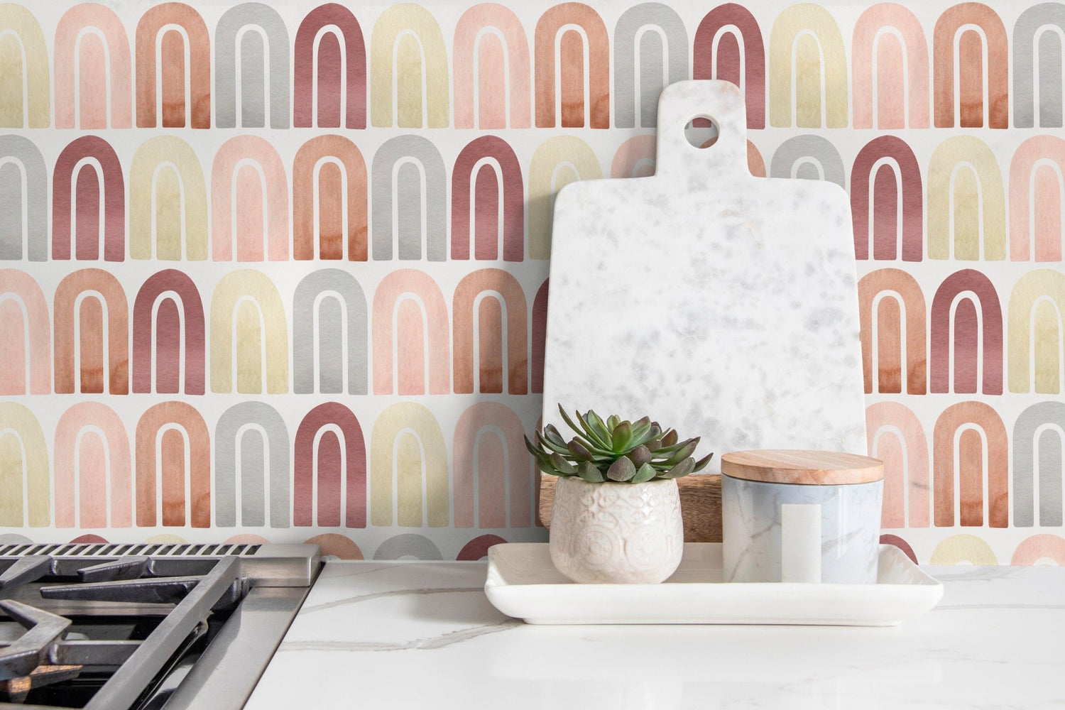 Arched Elegance Wallpaper - C263 - WallTrend