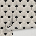 Art Deco Fan Pattern Wallpaper - C216 - WallTrend