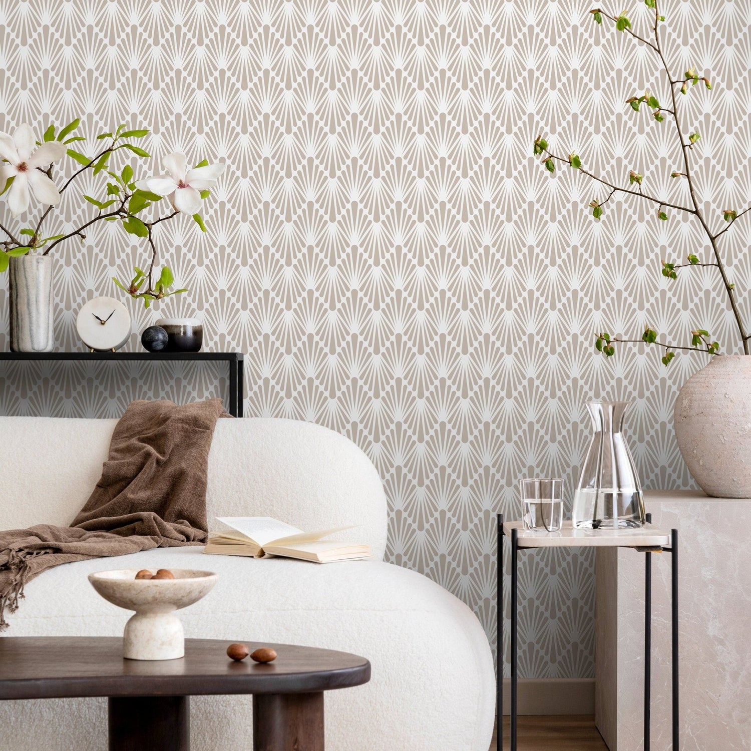 Art Deco Fan Wallpaper - A926 - WallTrend