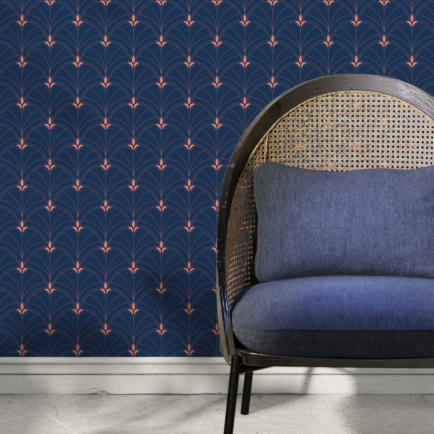 Art Deco Fan Wallpaper - A930 - WallTrend