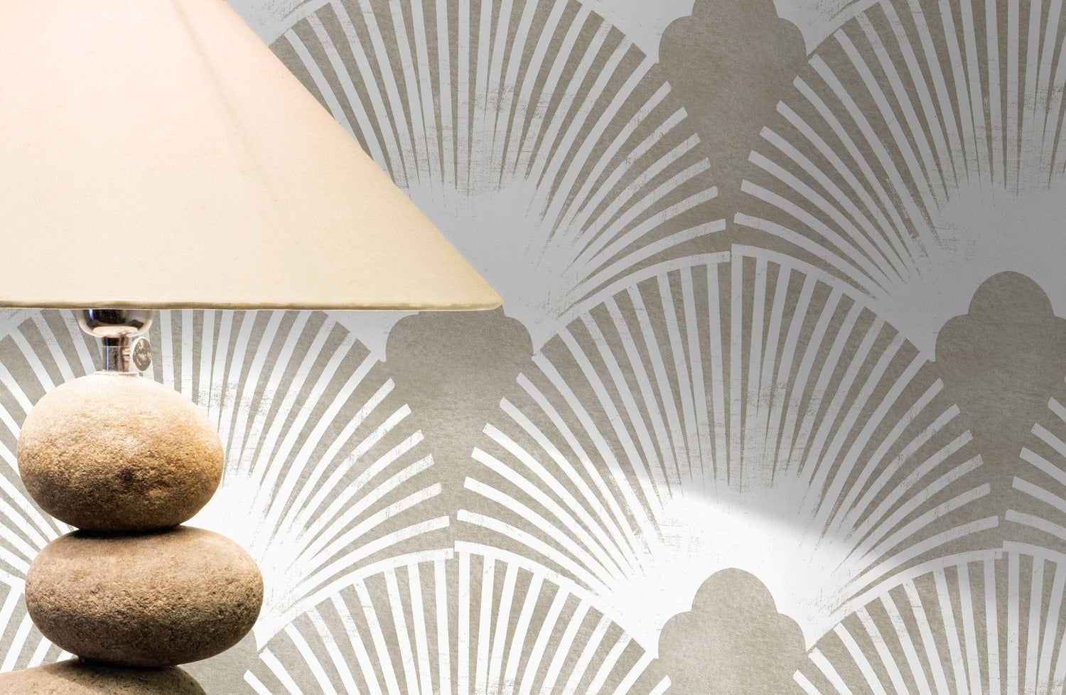 Art Deco Fan Wallpaper - C010 - WallTrend