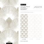 Art Deco Fan Wallpaper - C010 - WallTrend