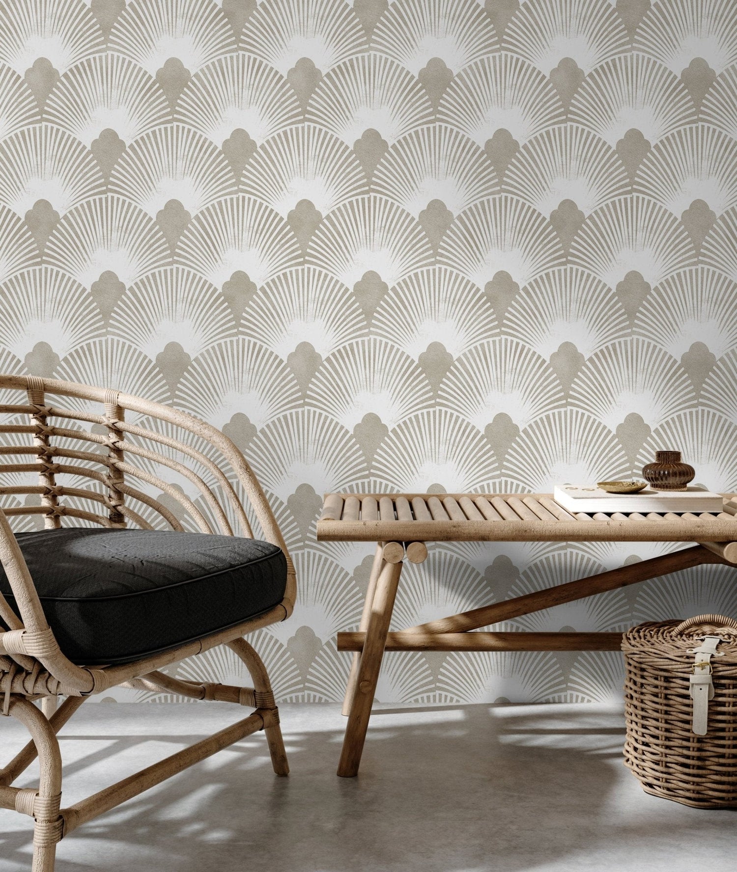 Art Deco Fan Wallpaper - C010 - WallTrend