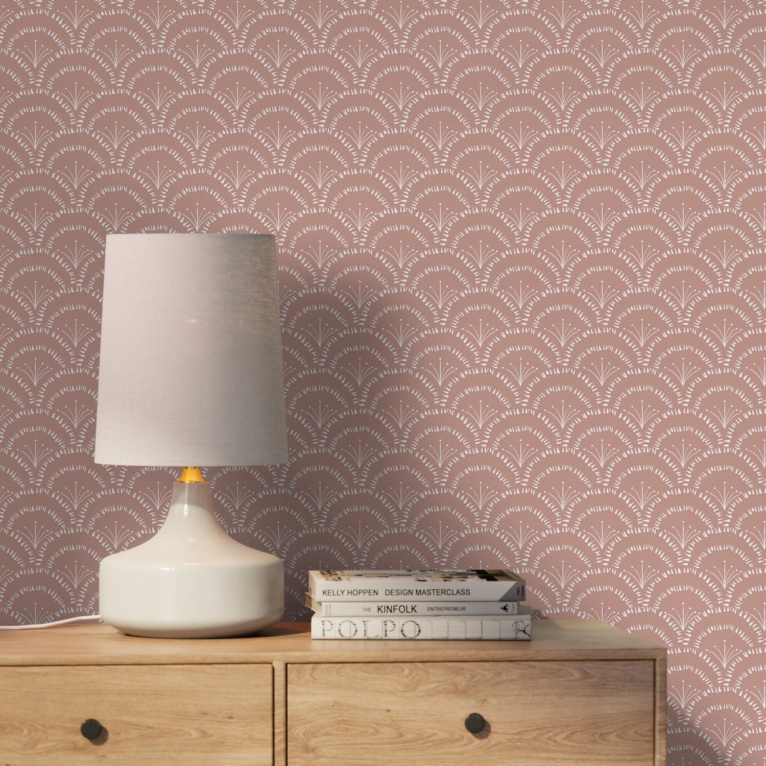 Art Deco Fan Wallpaper - C279 - WallTrend
