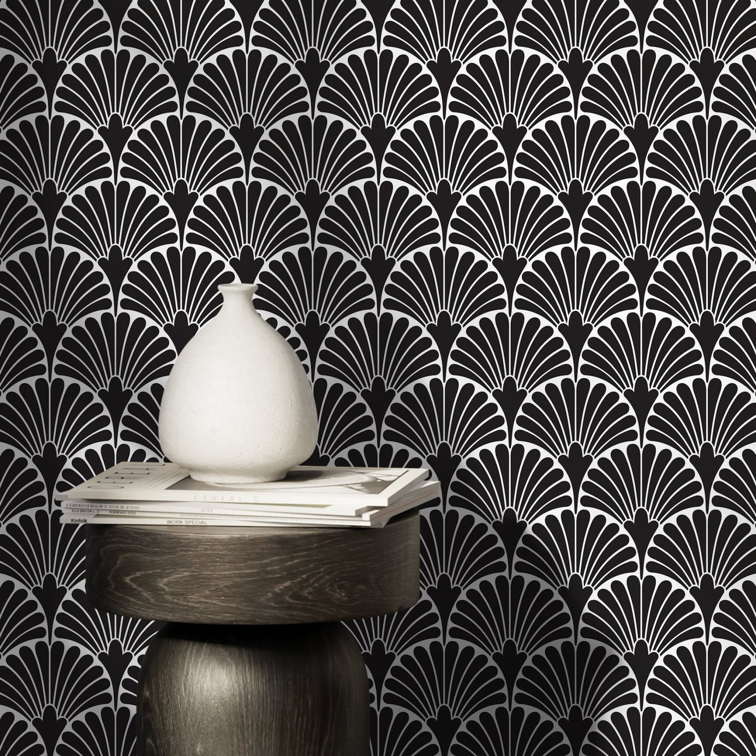Art Deco Fan Wallpaper - C365 - WallTrend