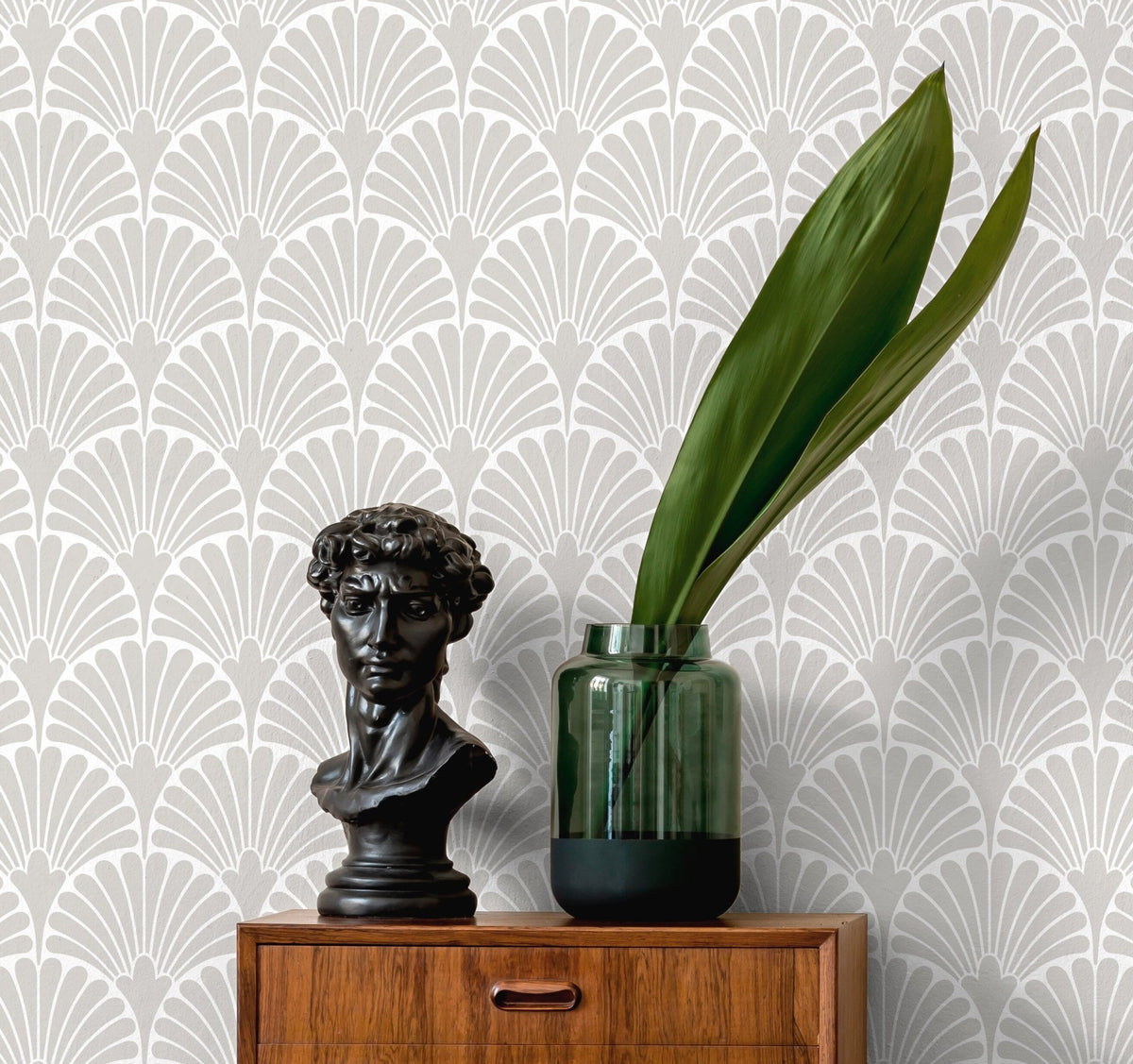 Art Deco Fan Wallpaper - C366 - WallTrend